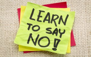 Imparare a dire no